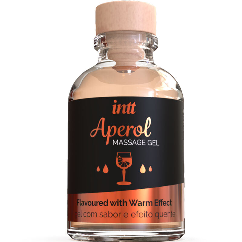 INTT MASSAGE &amp; ORAL SEX - GEL DE MASSAGE APEROL À EFFET CHALEUR INTENSE