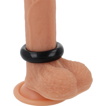 POWERING - ANNEAU PÉNIS SUPER FLEXIBLE ET RÉSISTANT 3,8 CM PR04 NOIR