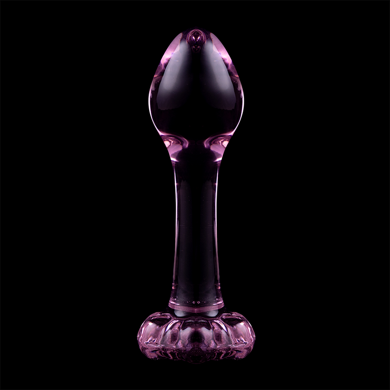 SÉRIE NEBULA PAR IBIZA - MODÈLE 2 PLUG ANAL VERRE BOROSILICATE TRANSPARENT 11 CM -O- 3,5 CM