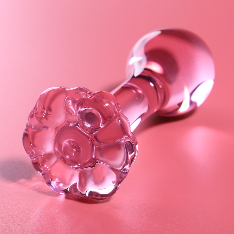 SÉRIE NEBULA PAR IBIZA - MODÈLE 2 PLUG ANAL VERRE BOROSILICATE TRANSPARENT 11 CM -O- 3,5 CM