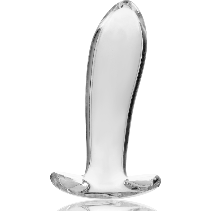 SÉRIE NEBULA PAR IBIZA - PLUG ANAL MODÈLE 5 VERRE BOROSILICATE TRANSPARENT 12,5 CM -OU- 3,5 CM