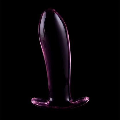 SÉRIE NEBULA PAR IBIZA - PLUG ANAL MODÈLE 5 VERRE BOROSILICATE TRANSPARENT 12,5 CM -OU- 3,5 CM