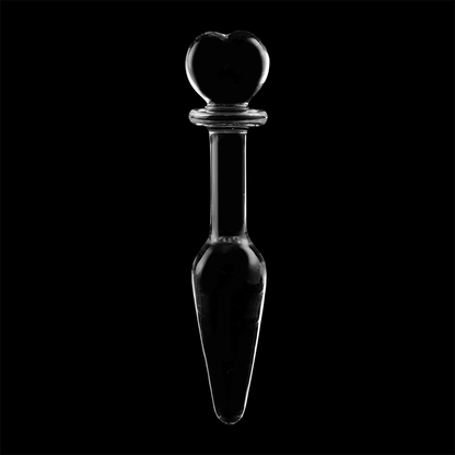 SÉRIE NEBULA PAR IBIZA - PLUG ANAL MODÈLE 7 VERRE BOROSILICATE TRANSPARENT 13,5 CM -O- 3 CM