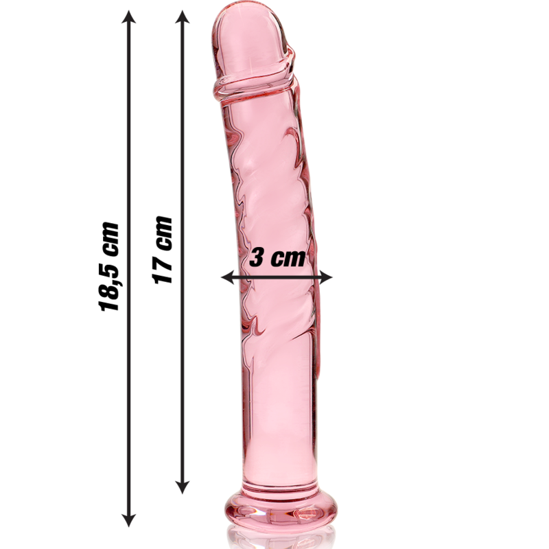 SÉRIE NEBULA PAR IBIZA - MODÈLE 16 GODE EN VERRE BOROSILICATE TRANSPARENT 18,5 CM -OU- 3 CM