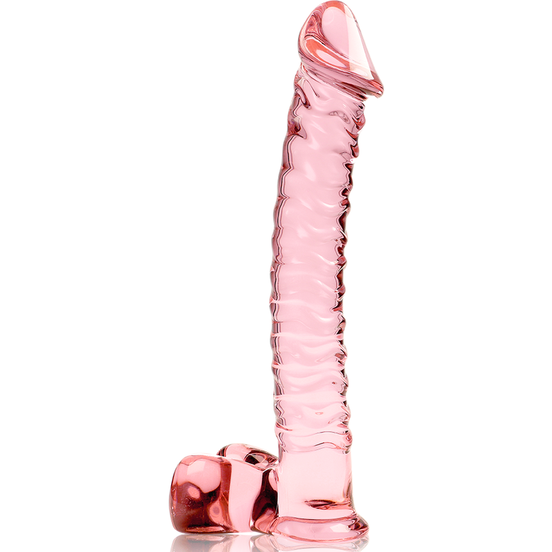 SÉRIE NEBULA PAR IBIZA - MODÈLE 23 GODE EN VERRE BOROSILICATE TRANSPARENT 21,5 CM -OU- 4 CM