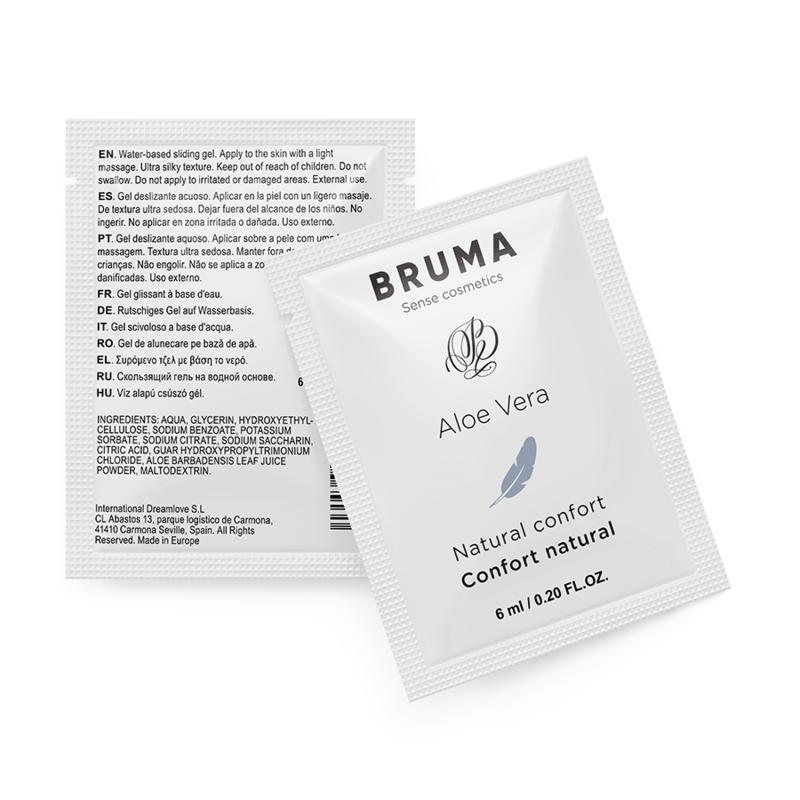 BRUMA - GEL DE GLISSEMENT CONFORT NATUREL ALOE VERA 6 ML