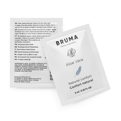 BRUMA - GEL DE GLISSEMENT CONFORT NATUREL ALOE VERA 6 ML