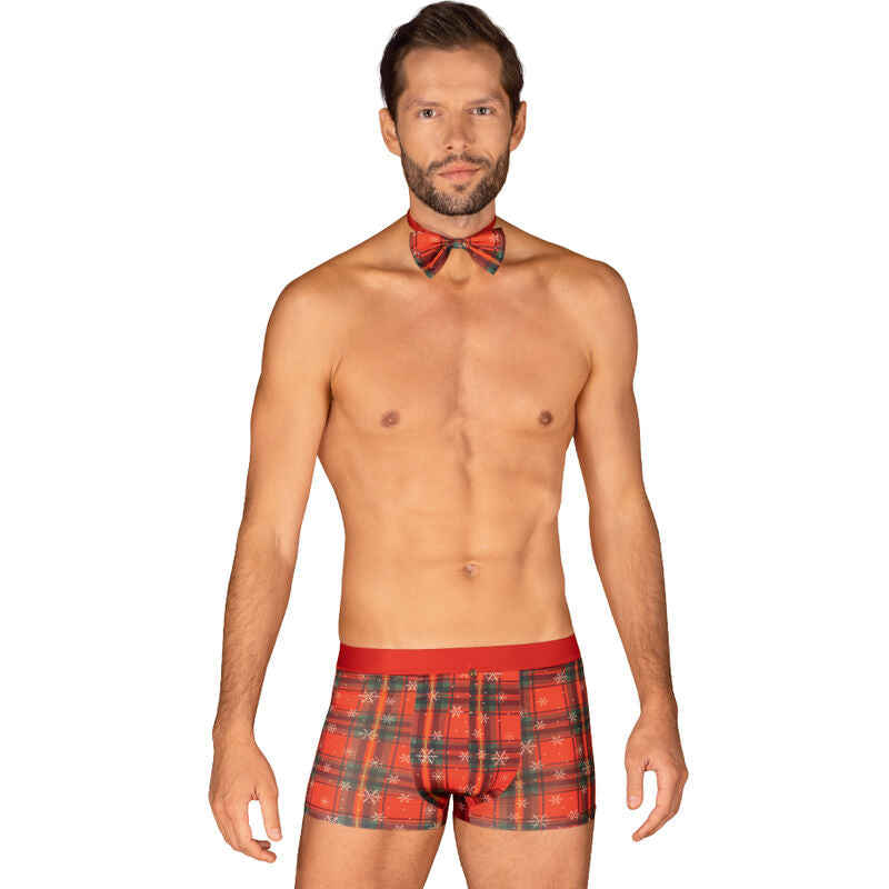 OBSESSIF - BOXERS MS MERRILO ET NOEUD PAPILLON XXL/XXXL