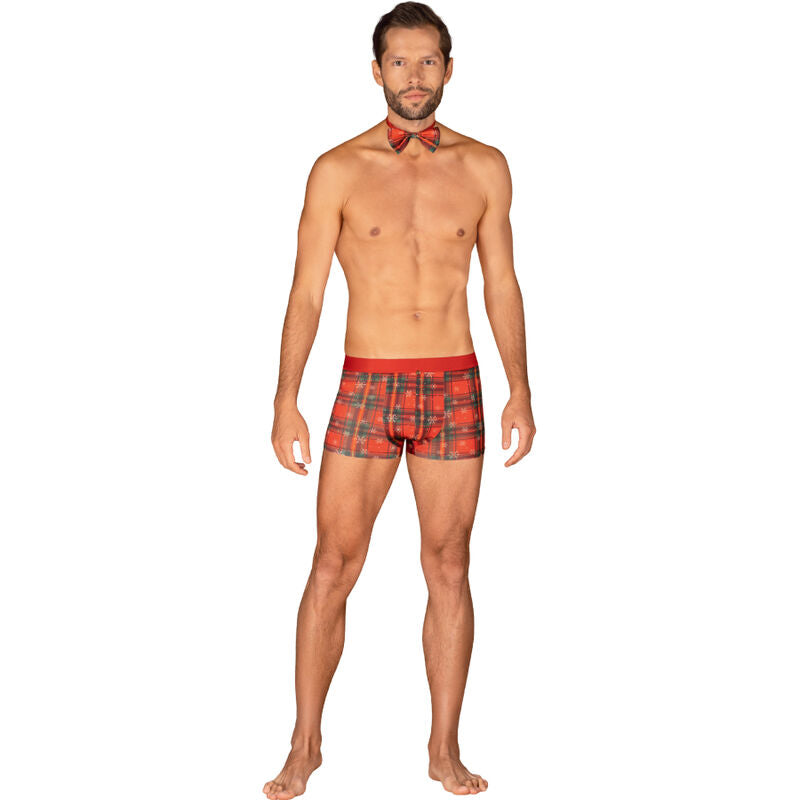 OBSESSIF - BOXERS MS MERRILO ET NOEUD PAPILLON XXL/XXXL