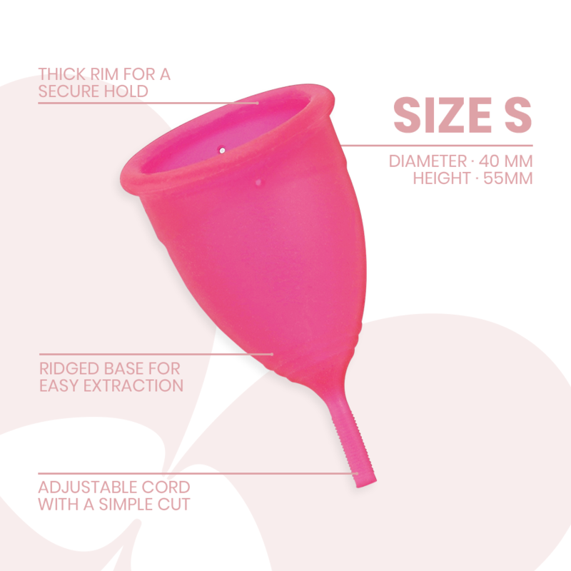 INTIMICHIC - COUPE MENSTRUELLE EN SILICONE DE QUALITÉ MÉDICALE - TAILLE S