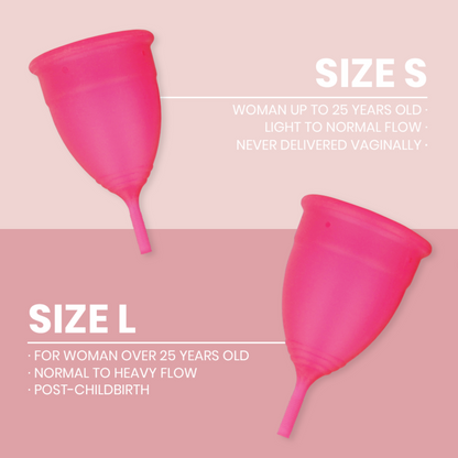 INTIMICHIC - COUPE MENSTRUELLE EN SILICONE DE QUALITÉ MÉDICALE - TAILLE S