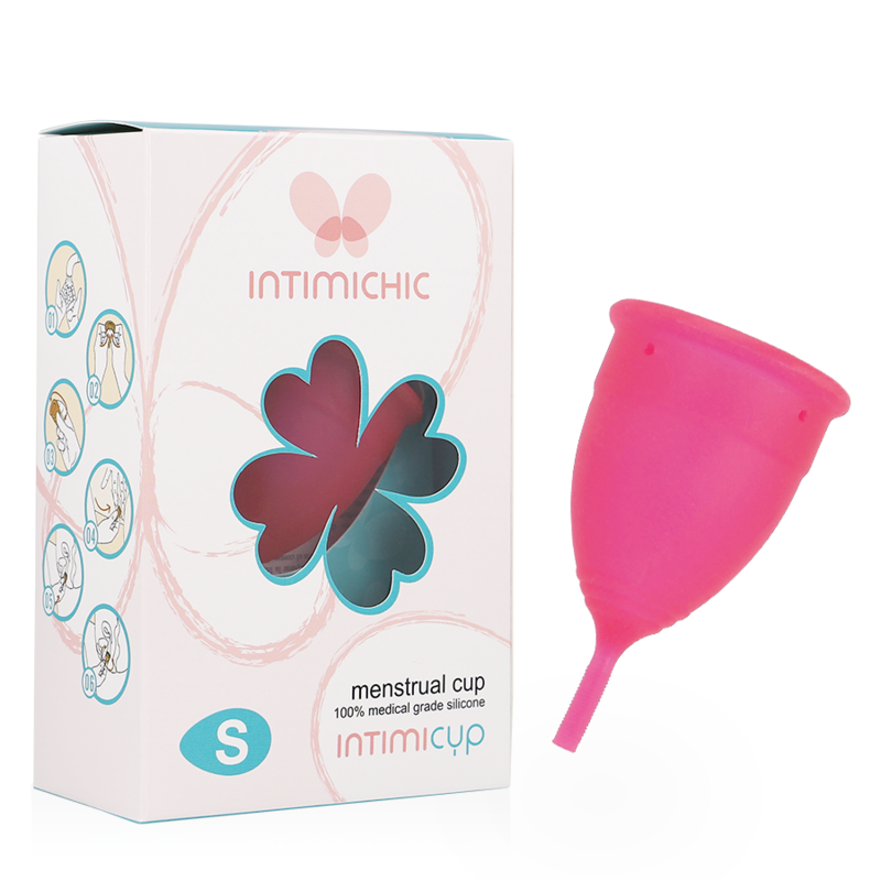INTIMICHIC - COUPE MENSTRUELLE EN SILICONE DE QUALITÉ MÉDICALE - TAILLE S