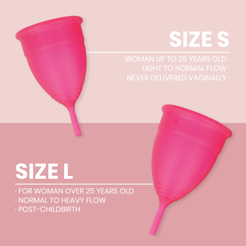 INTIMICHIC - COUPE MENSTRUELLE EN SILICONE DE QUALITÉ MÉDICALE - TAILLE S