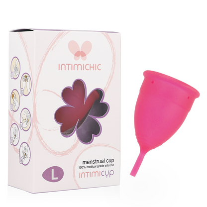INTIMICHIC - COUPE MENSTRUELLE EN SILICONE DE QUALITÉ MÉDICALE - TAILLE S