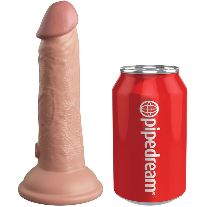 KING COCK - GODE VIBRANT ET SILICONE RÉALISTE ELITE 15,2 CM