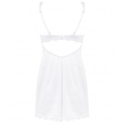 OBSESSIVE - CHEMISE AMOR BLANCO ET TONGA BLANC S/M
