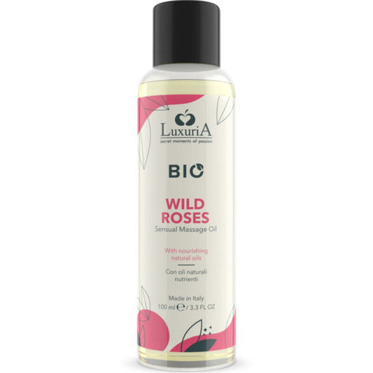 INTIMATELINE LUXURIA - HUILE DE MASSAGE À LA ROSE SAUVAGE BIO 100 ML