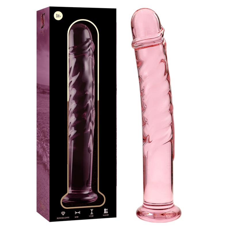 SÉRIE NEBULA PAR IBIZA - MODÈLE 16 GODE EN VERRE BOROSILICATE TRANSPARENT 18,5 CM -OU- 3 CM