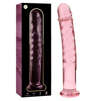 SÉRIE NEBULA PAR IBIZA - MODÈLE 16 GODE EN VERRE BOROSILICATE TRANSPARENT 18,5 CM -OU- 3 CM