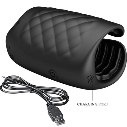 PRETTY LOVE - MASTURBATEUR MANUEL POUR GLAND VIBRATEUR RECHARGEABLE