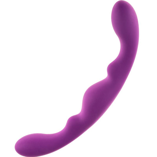 ALIVE - GODE DOUBLE PÉNÉTRATION LUNA VIOLET EN SILICONE 25 CM