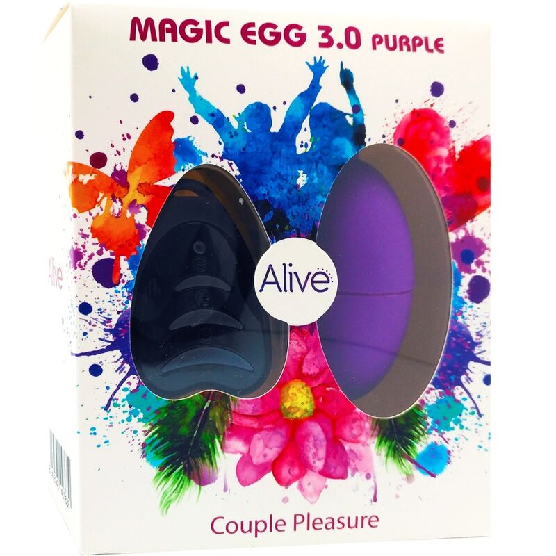 ALIVE - MAGIC EGG 3.0 OEUF VIBRANT AVEC TÉLÉCOMMANDE VIOLET