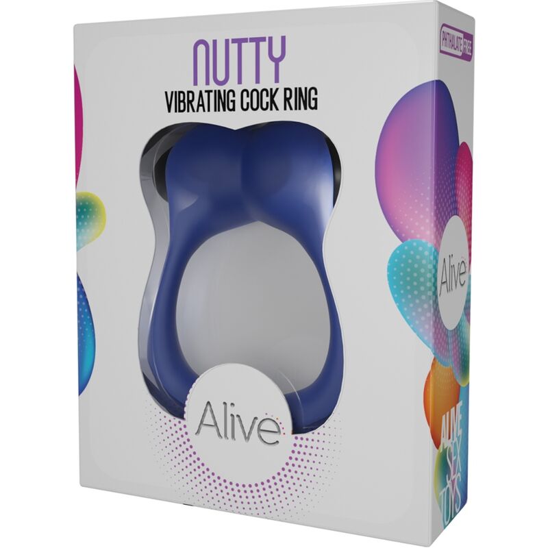 ALIVE - ANNEAU VIBRANT BLEU NUTTY
