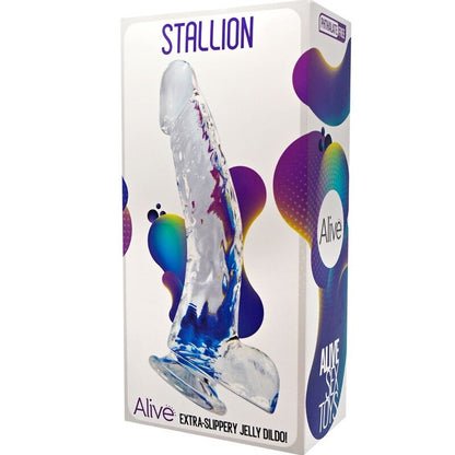 ALIVE - STUD TRANSPARENT PÉNIS RÉALISTE 22 CM