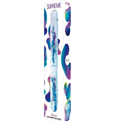 ALIVE - PÉNIS TRANSPARENT RÉALISTE SUPRÊME 38,5 CM