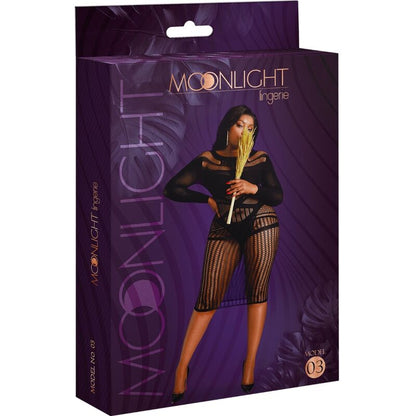 MOONLIGHT - ROBE NOIRE MODÈLE 3 TAILLE PLUS