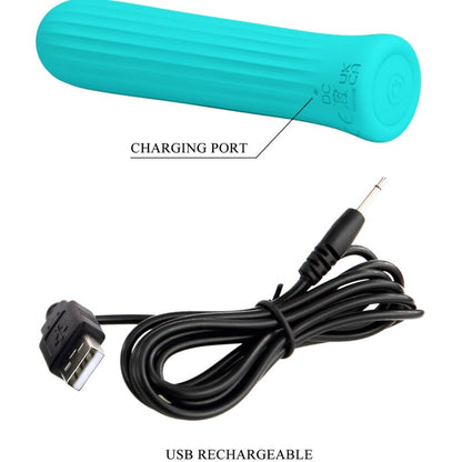 PRETTY LOVE - STIMULATEUR VIBRATEUR BLANCHE BLEU