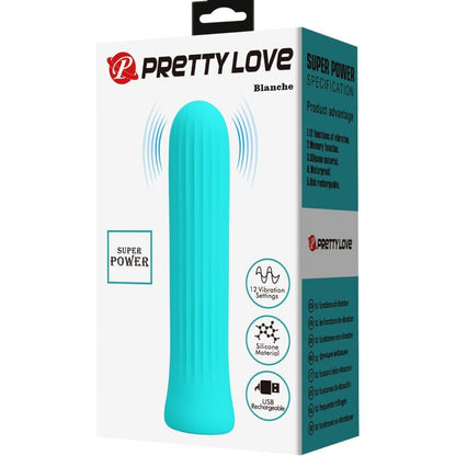 PRETTY LOVE - STIMULATEUR VIBRATEUR BLANCHE BLEU