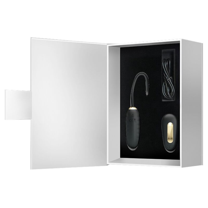PRETTY LOVE - ŒUF VIBRANT RECHARGEABLE NOIR TÉLÉCOMMANDE DOREEN LUXURY