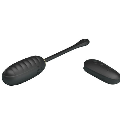 PRETTY LOVE - ŒUF VIBRANT RECHARGEABLE NOIR TÉLÉCOMMANDE DOREEN LUXURY