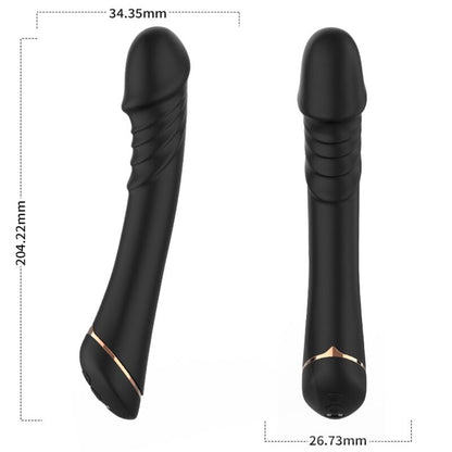 ARMONY - VIBRATEUR GODE EN SILICONE NOIR