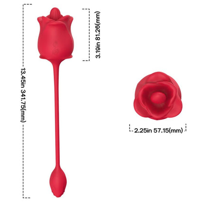 ARMONY - STIMULATEUR ET VIBRATEUR ROSE COLA ROUGE