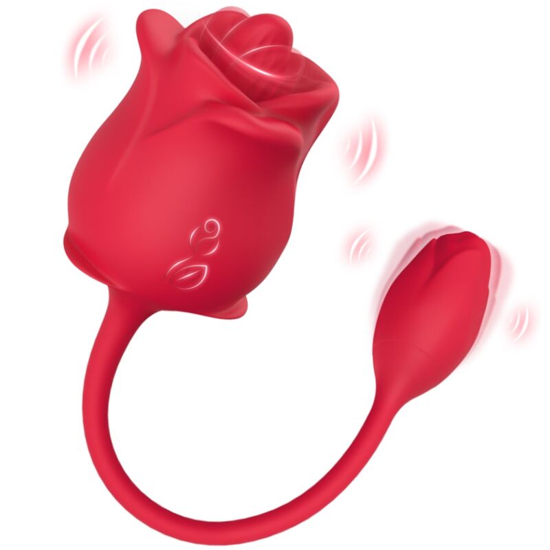 ARMONY - STIMULATEUR ET VIBRATEUR ROSE COLA ROUGE