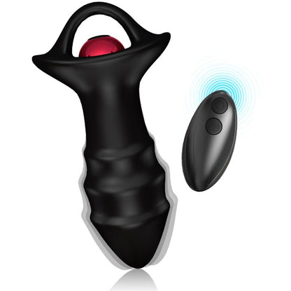 ARMONY - VIBRATEUR À DOIGTS KYLIN ET TÉLÉCOMMANDE AVEC PLUG ANAL NOIR
