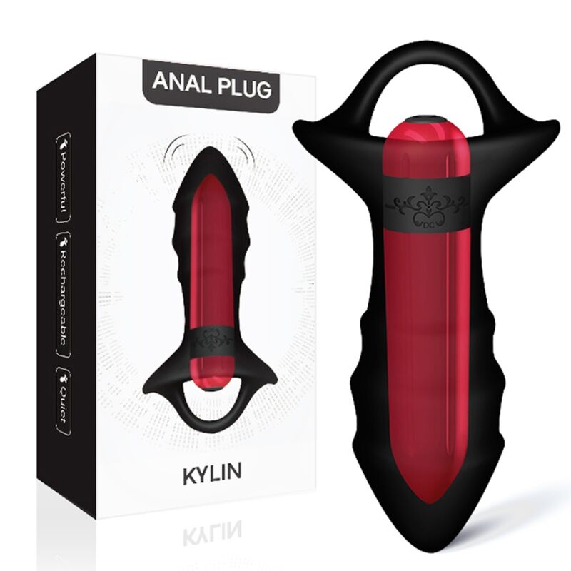 ARMONY - VIBRATEUR À DOIGTS KYLIN ET TÉLÉCOMMANDE AVEC PLUG ANAL NOIR