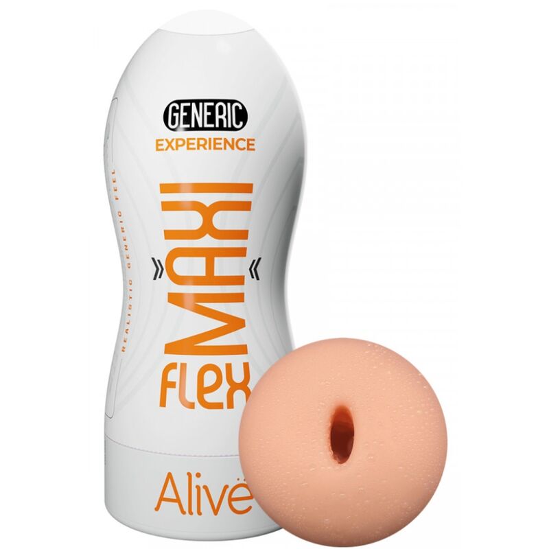 ALIVE - MASTURBADEUR MÂLE MAXI FLEX GÉNÉRIQUE TAILLE L