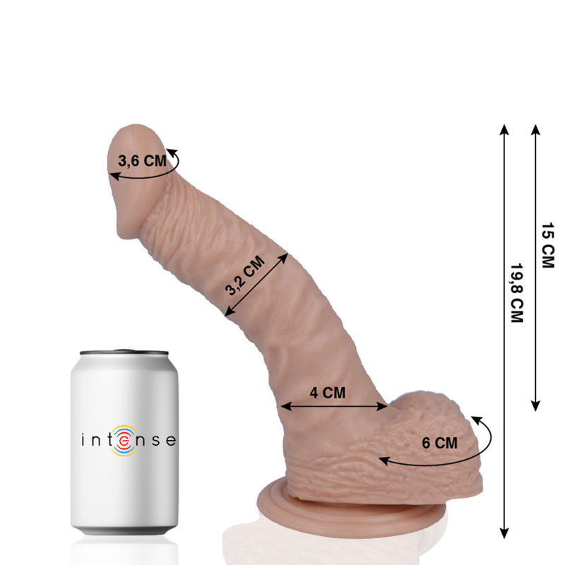 MR INTENSE - 18 PÉNIS RÉALISTE 19,8 CM -OU- 3,2 CM