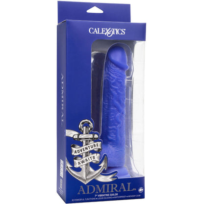 CALEXOTICS - VIBRATEUR ADMIRAL GODE RÉALISTE MARIN BLEU