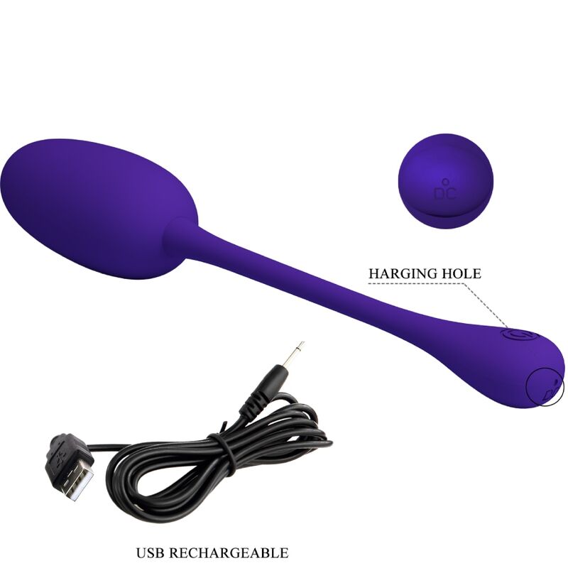 PRETTY LOVE - ŒUF VIBRANT RECHARGEABLE KNUCKER VIOLET