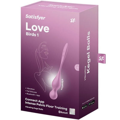 SATISFYER - BALLES VIBRATOIRES KEGEL ROSE LOVE BIRDS