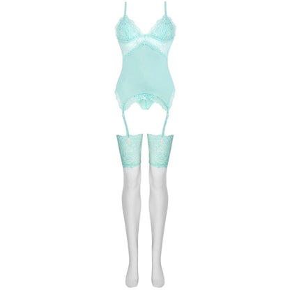 LIVCO CORSETTI FASHION - PERSINNE MIT EMPORIO ENSEMBLE CORSET + SLIPS + CHAUSSETTES
