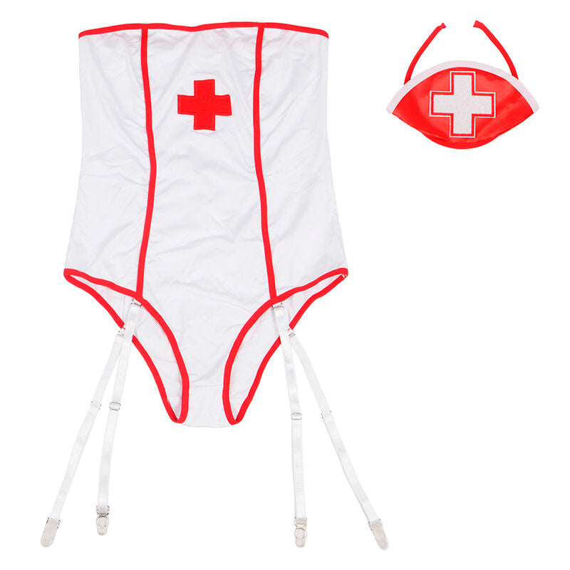 SUBBLIME - COSTUME D'INFIRMIÈRE SEXY AVEC OURS EN Peluche S/M