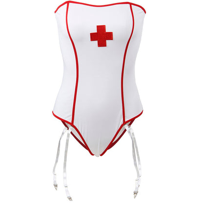 SUBBLIME - COSTUME D'INFIRMIÈRE SEXY AVEC OURS EN Peluche S/M