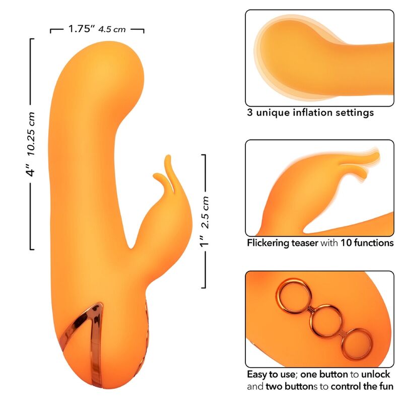 CALEXOTICS - VIBRATEUR MONTECITO MUSE LAPIN ORANGE PAR CALIFORNIA DREAMING