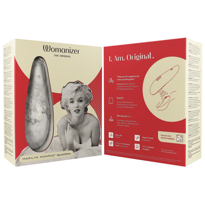 WOMANIZER - STIMULATEUR CLITORAL MARILYN MONROE CLASSIC 2 MARBRE BLANC