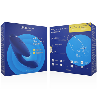 WOMANIZER - STIMULATEUR DUO 2 BLEU